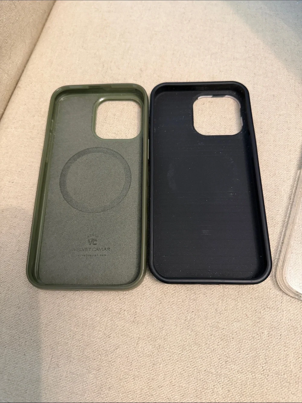 IPhone 15 plus case Bundle - Green Leopard, Clear, and Zebra Print Cases